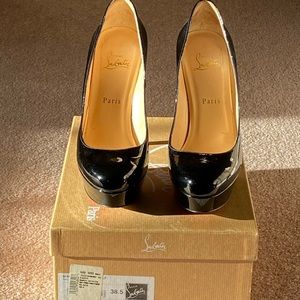 Louboutin Bianca platform 140mm: size 38.5